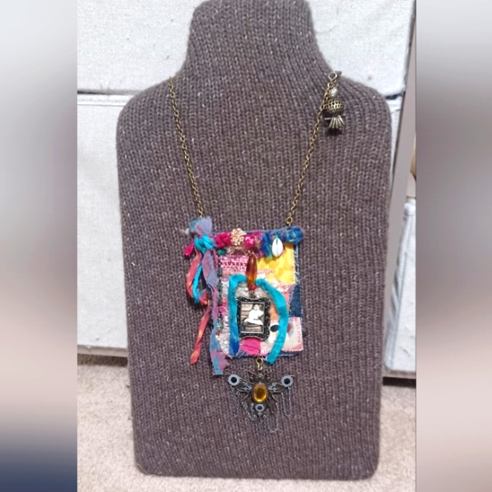 Upcycled Handmade Necklace: